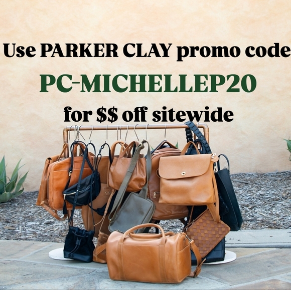 🆕 PARKER CLAY LEATHER BAG DISCOUNT CODE - Picture 1 of 4